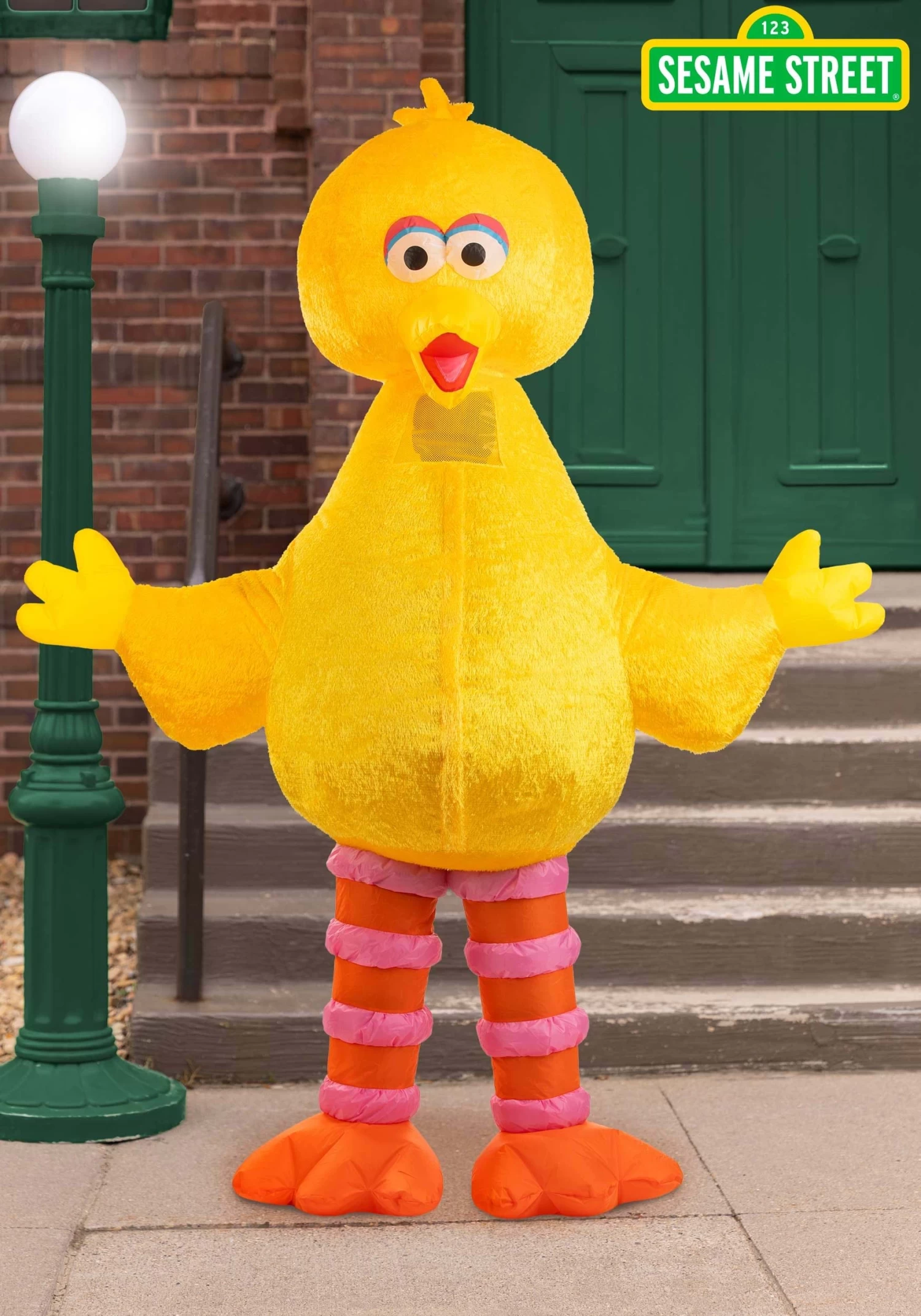 Inflatable Sesame Street Big Bird Costume For Adults 3 Inflatable Sesame Street Big Bird Costume For Adults