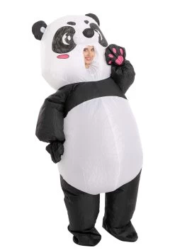 Inflatable Panda Costume For Adults -Halloween Costume Shop adult inflatable panda costume alt 5