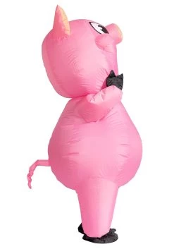 Adult Inflatable Piggy Costume -Halloween Costume Shop adult inflatable piggy costume alt 7