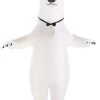 Inflatable Polar Bear Costume For Adults -Halloween Costume Shop adult inflatable polar bear costume
