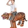 Inflatable Ride A Tiger Costume For Adults -Halloween Costume Shop adult inflatable ride a tiger costume