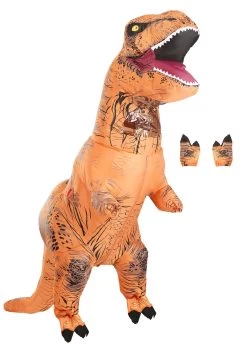 Inflatable Adult T-Rex Costume -Halloween Costume Shop adult inflatable t rex costume alt 9