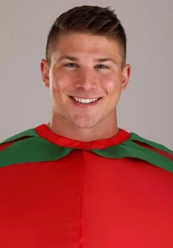 Adult Inflatable Tomato Costume -Halloween Costume Shop adult inflatable tomato costume alt 2