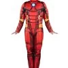 JAZWARES Marvel Iron Man Qualux Costume For Men -Halloween Costume Shop adult iron man qualux costume