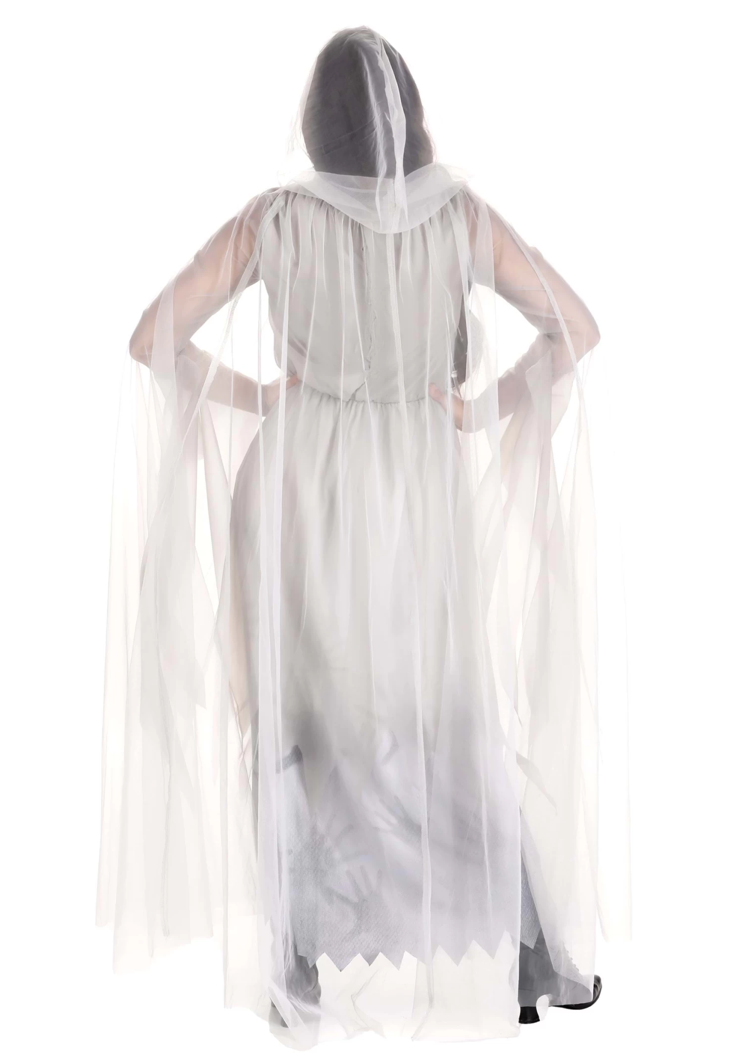 Women's Lady In White Ghost Costume Dress 4 Women's Lady In White Ghost Costume Dress - Image 2