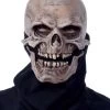 Adult Moving Mouth Skull Mask 2 Adult Moving Mouth Skull Mask -Halloween Costume Shop adult moving mouth skull mask