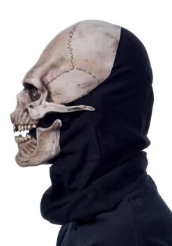 Adult Moving Mouth Skull Mask -Halloween Costume Shop adult moving mouth skull mask alt 5