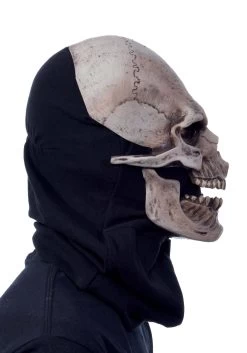Adult Moving Mouth Skull Mask -Halloween Costume Shop adult moving mouth skull mask alt 8