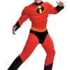 Disguise Mr. Incredible Classic Costume For Adults -Halloween Costume Shop adult mr incredible classic costume