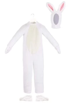 Adult White Bunny Costume -Halloween Costume Shop adult open face white bunny alt 11