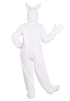 Adult White Bunny Costume -Halloween Costume Shop adult open face white bunny alt 6