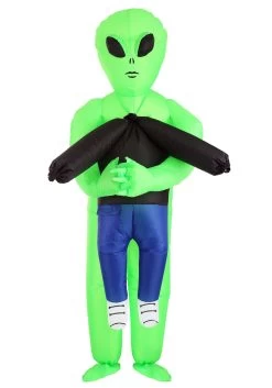 Pick Me Up Alien Inflatable Adult Costume -Halloween Costume Shop adult pick me up alien inflatable costume alt 7
