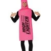 Pink Adult Highlighter Costume -Halloween Costume Shop adult pink highlighter costume