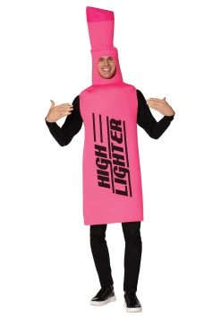 Pink Adult Highlighter Costume