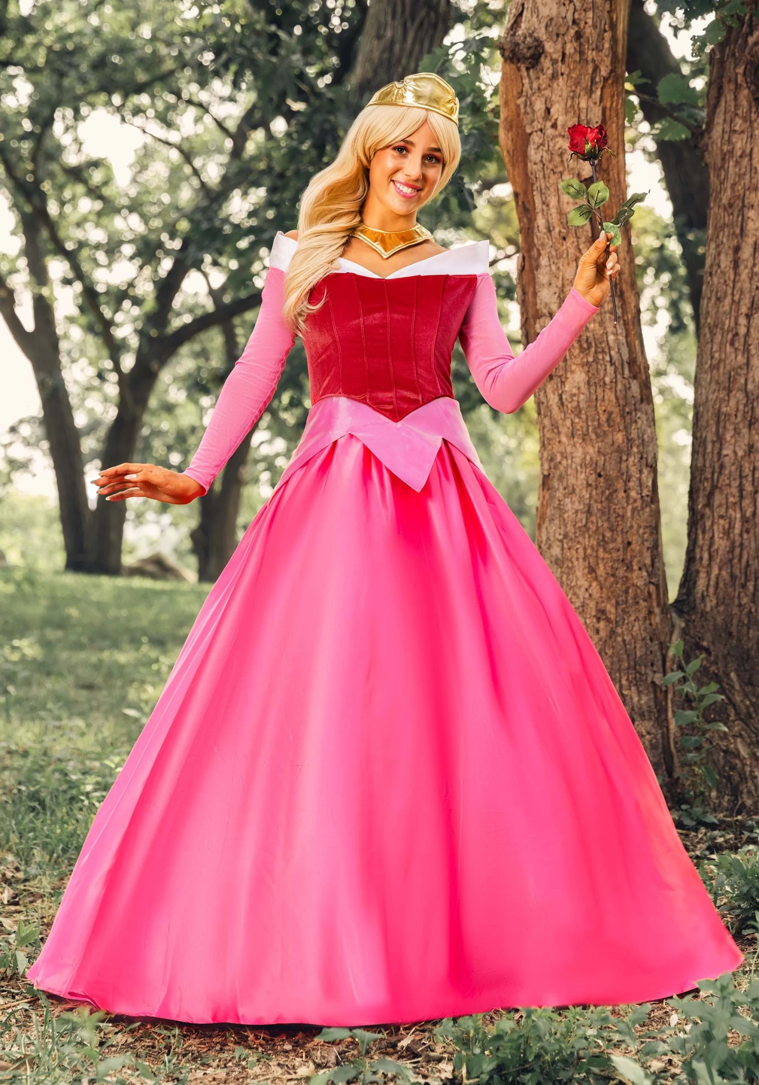 Women's Premium Disney Sleeping Beauty Aurora Costume Dress 4 Women's Premium Disney Sleeping Beauty Aurora Costume Dress - Image 2
