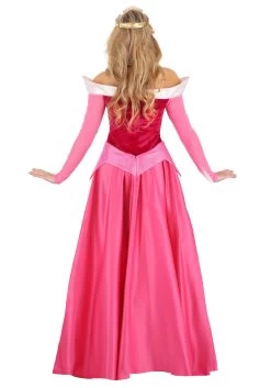Women's Premium Disney Sleeping Beauty Aurora Costume Dress 18 Women's Premium Disney Sleeping Beauty Aurora Costume Dress -Halloween Costume Shop adult premium disney aurora sleeping beauty costum alt 6