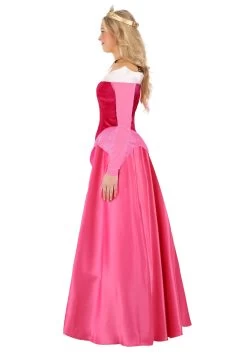 Women's Premium Disney Sleeping Beauty Aurora Costume Dress 19 Women's Premium Disney Sleeping Beauty Aurora Costume Dress -Halloween Costume Shop adult premium disney aurora sleeping beauty costum alt 7