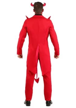 Adult Red Suit Devil Costume -Halloween Costume Shop adult red suit devil costume alt 5