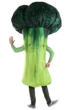 Inflatable Scrumptious Broccoli Costume For Adults -Halloween Costume Shop adult scrumptious broccoli costume alt 1