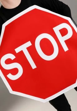 Stop Sign Costume For Adults -Halloween Costume Shop adult stop sign costume alt 2
