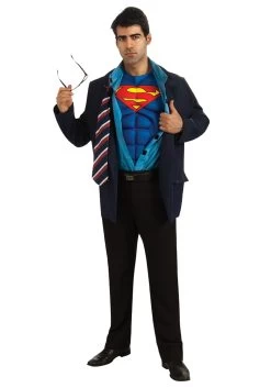 Superman Clark Kent Costume For Adults