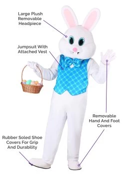 Sweet Easter Bunny Costume For Adults 9 Sweet Easter Bunny Costume For Adults -Halloween Costume Shop adult sweet easter bunny costume 1