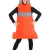 Traffic Cone Costume For Adults -Halloween Costume Shop adult traffic cone costume update