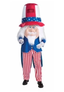 Adult Uncle Sam Parade Mascot Costume