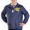 Plus Size Adult FBI Costume Jacket -Halloween Costume Shop adults fbi costume set 1