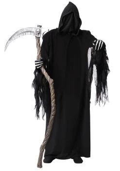 Plus Size Dark Reaper Costume For Adults