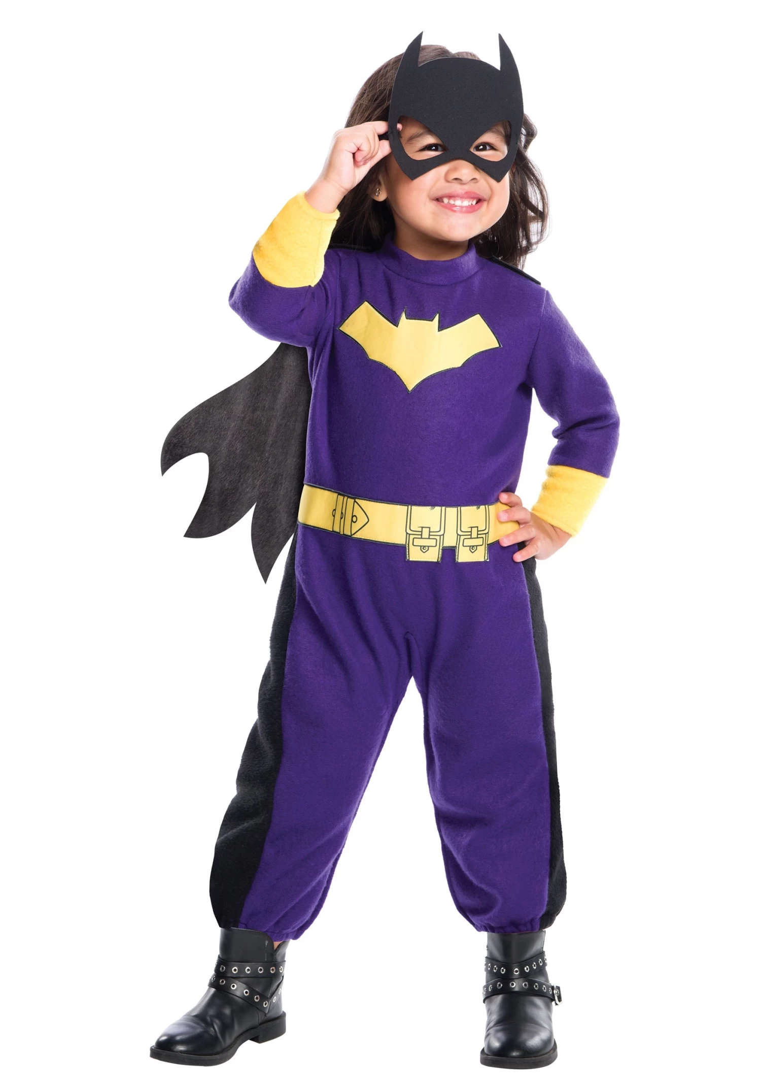 Batgirl Girls Costume Romper 3 Batgirl Girls Costume Romper