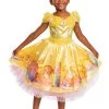 Disguise Beauty And The Beast Deluxe Girl's Belle Costume For Todders -Halloween Costume Shop beauty and the beast deluxe toddler belle costume