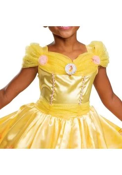 Disguise Beauty And The Beast Deluxe Girl's Belle Costume For Todders 9 Disguise Beauty And The Beast Deluxe Girl's Belle Costume For Todders -Halloween Costume Shop beauty and the beast deluxe toddler belle costume alt 2