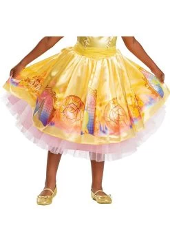 Disguise Beauty And The Beast Deluxe Girl's Belle Costume For Todders 10 Disguise Beauty And The Beast Deluxe Girl's Belle Costume For Todders -Halloween Costume Shop beauty and the beast deluxe toddler belle costume alt 3