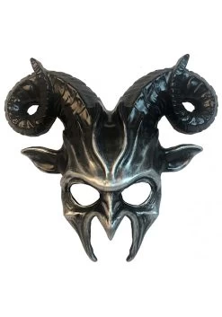Black Demon Mask Costume Accessory
