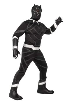 Black Panther Plus Size Premium Costume 7 Black Panther Plus Size Premium Costume -Halloween Costume Shop black panther adult plus size premium costume alt 1