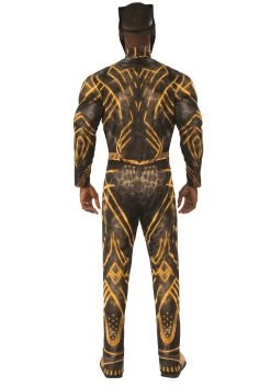 Deluxe Adult Black Panther Erik Killmonger Battle Suit Costume -Halloween Costume Shop black panther killmonger battle suit deluxe adult costume al