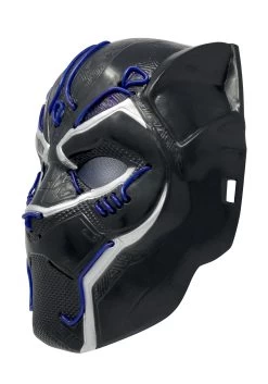 Light Up Child Mask Black Panther -Halloween Costume Shop black panther light up mask child alt