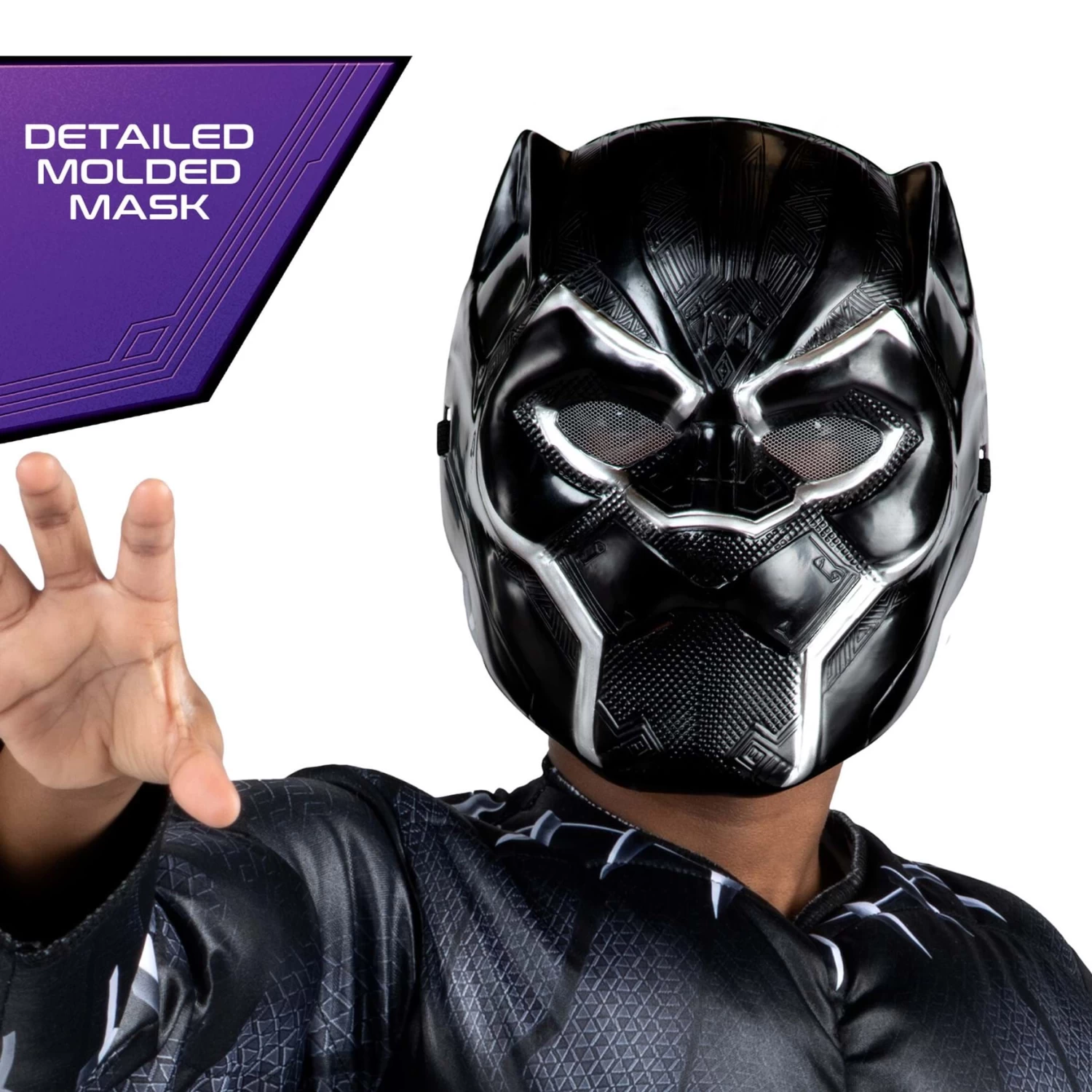 JAZWARES Black Panther Boy's Costume 5 JAZWARES Black Panther Boy's Costume - Image 3