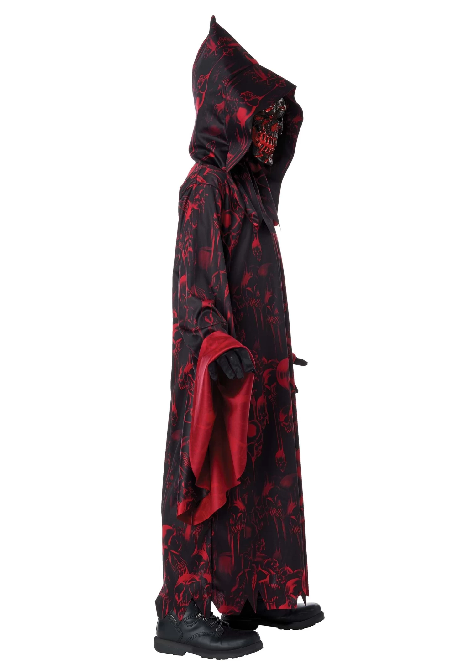 Boy's Fire & Brimstone Costume W/ Light Up Mask 5 Boy's Fire & Brimstone Costume W/ Light Up Mask - Image 3