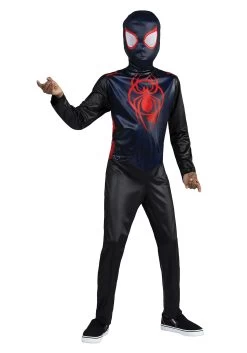 JAZWARES Miles Morales Spider-Man Value Costume For Boys