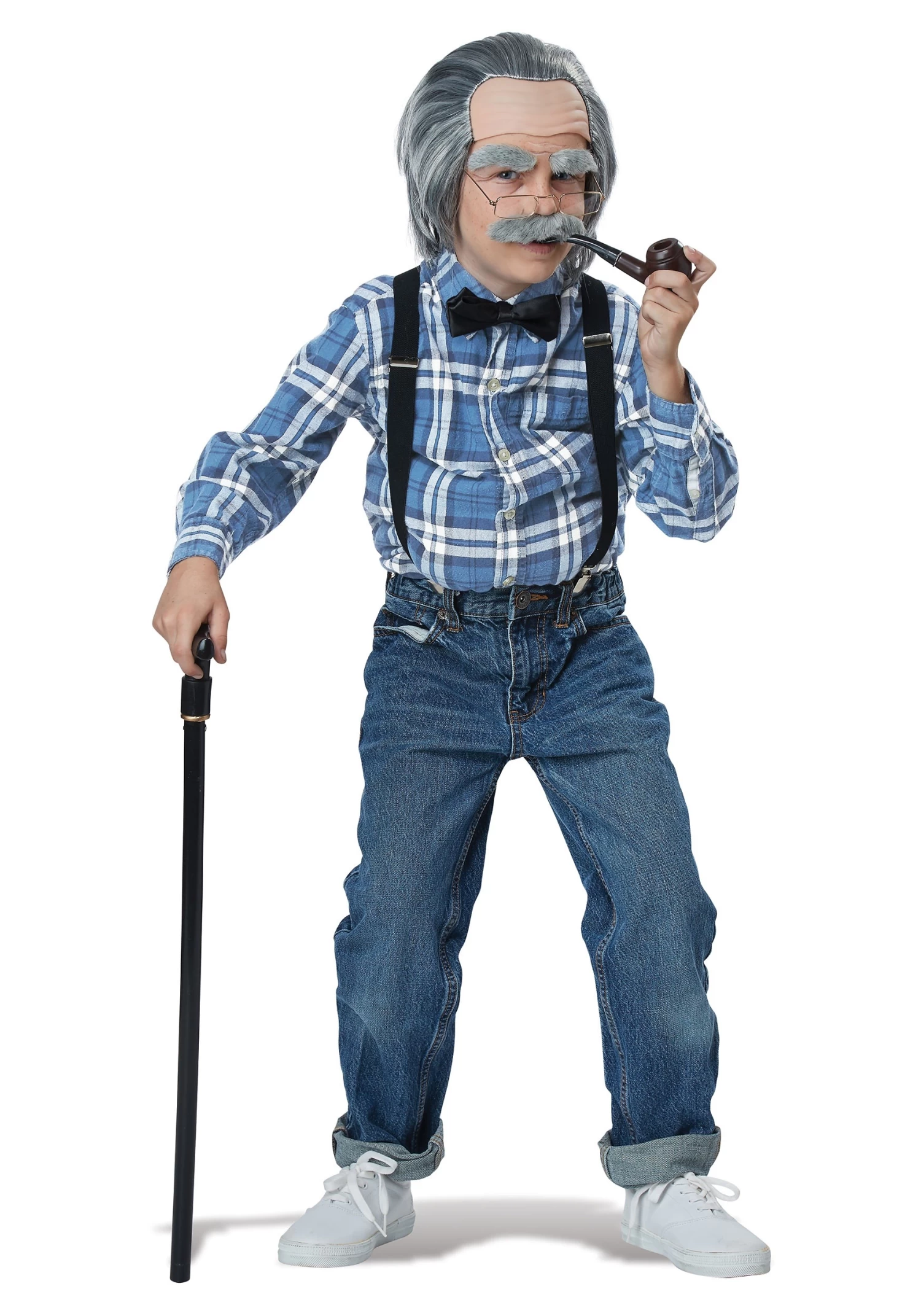 Old Man Boy's Costume Kit 3 Old Man Boy's Costume Kit