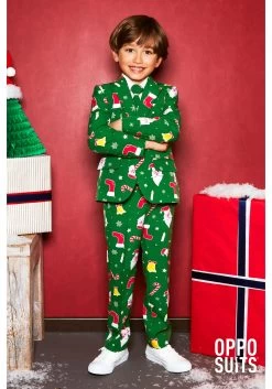 Opposuits Boy's Santa Boss OppoSuit