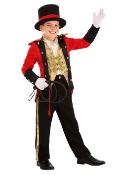 Spotlight Ringmaster Boy's Costume 7 Spotlight Ringmaster Boy's Costume -Halloween Costume Shop boys spotlight ringmaster costume alt 2