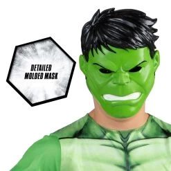 JAZWARES The Incredible Hulk Costume For Boys -Halloween Costume Shop boys the incredible hulk costume 1