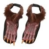 Fun World Brown Werewolf Shoe Covers 2 Fun World Brown Werewolf Shoe Covers -Halloween Costume Shop brown werewolf shoe covers
