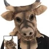 Bull Scarecrow Mouth Mover Mask -Halloween Costume Shop bull scarecrow mouth mover mask