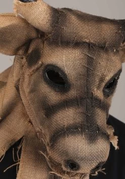 Bull Scarecrow Mouth Mover Mask -Halloween Costume Shop bull scarecrow mouth mover mask alt 2