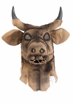 Bull Scarecrow Mouth Mover Mask -Halloween Costume Shop bull scarecrow mouth mover mask alt 4