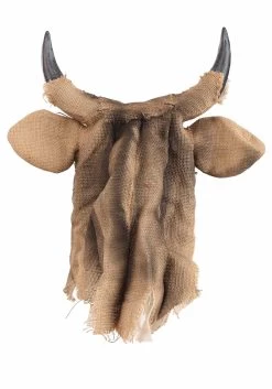 Bull Scarecrow Mouth Mover Mask -Halloween Costume Shop bull scarecrow mouth mover mask alt 6